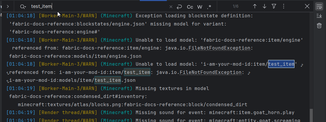 日志记录器输出