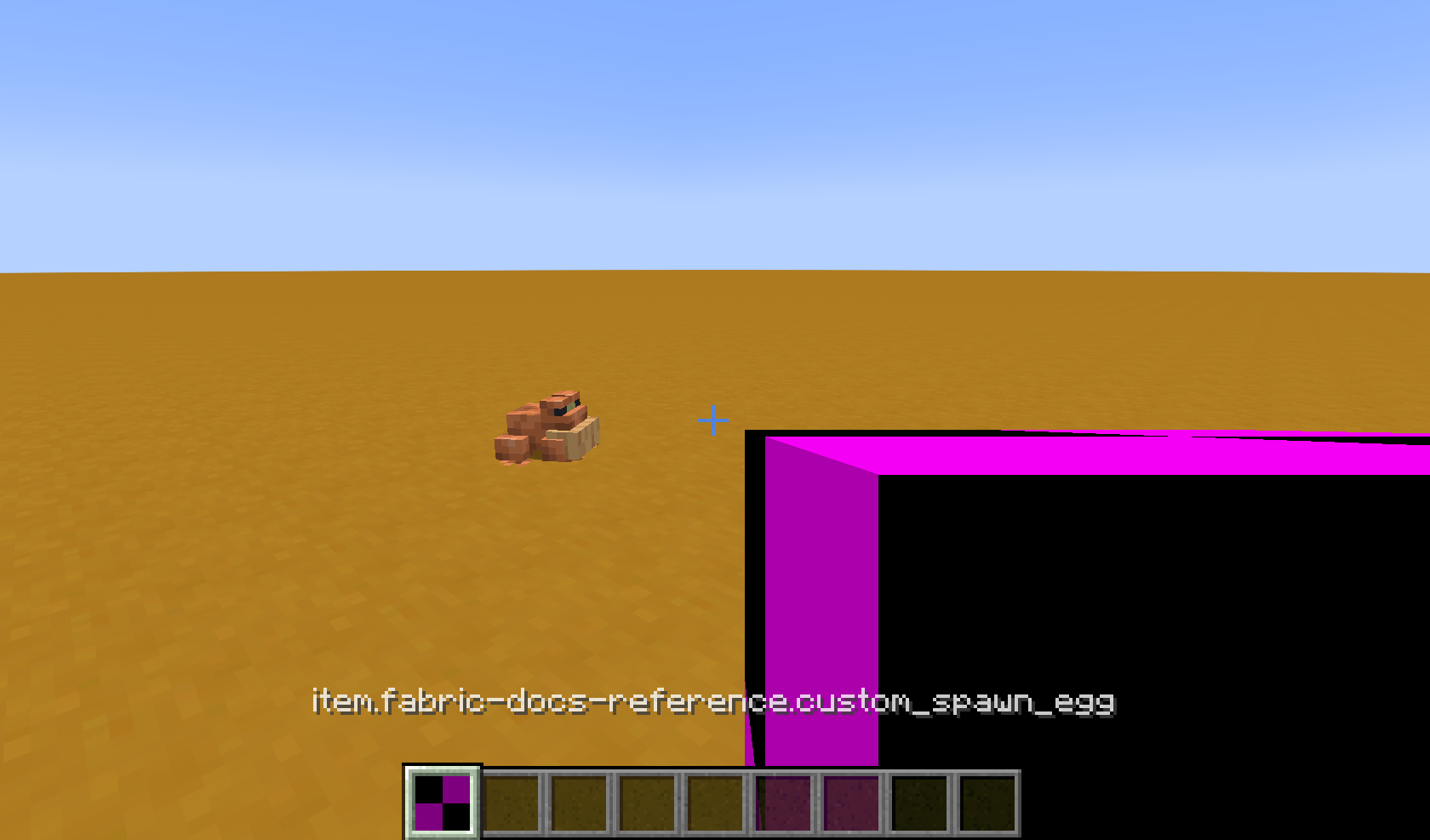 没有纹理的刷怪蛋物品