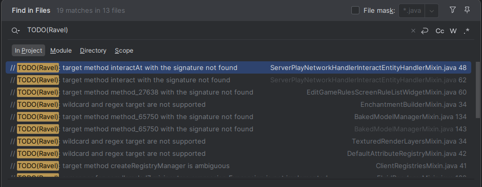 Пошук завдань Ravel
