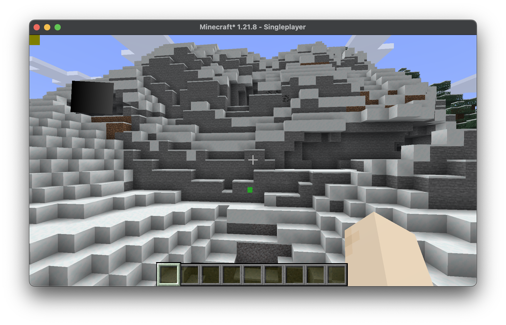 Ein Wegpunkt, der durch Wände hindurch gerendert wird